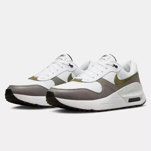 Nike Air Max SYSTM White Medium Olive Black DV7587-100 Men's Running Size 10